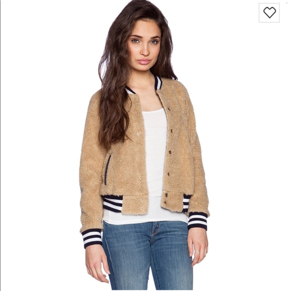 mother denim letterman jacket